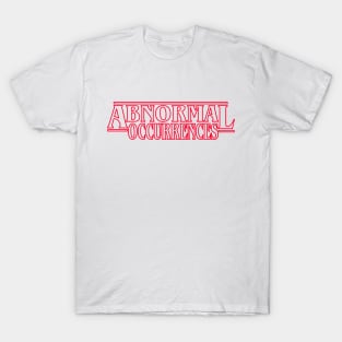 Abnormal Occurrences - Funny Logo Parody Joke T-Shirt